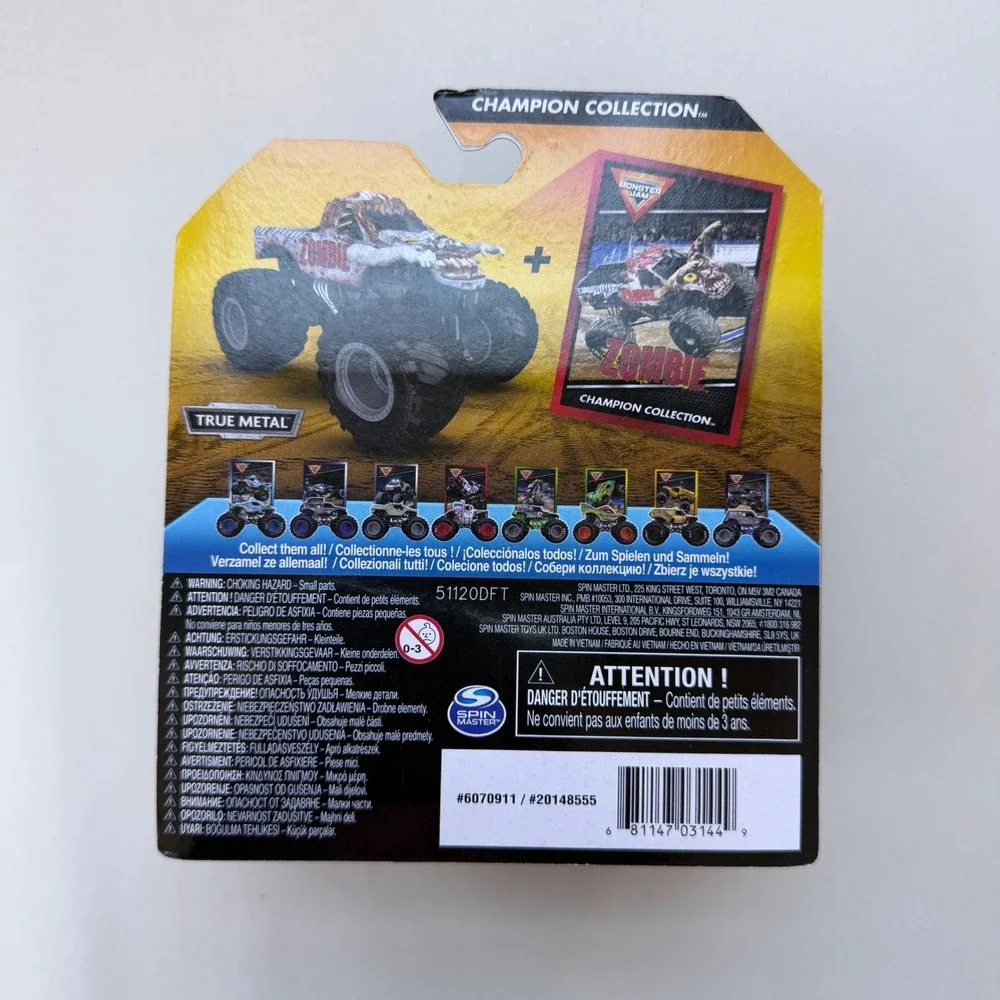 Monster Jam Zombie Champion Collection 1:64 True Metal Target Exclusive Truck